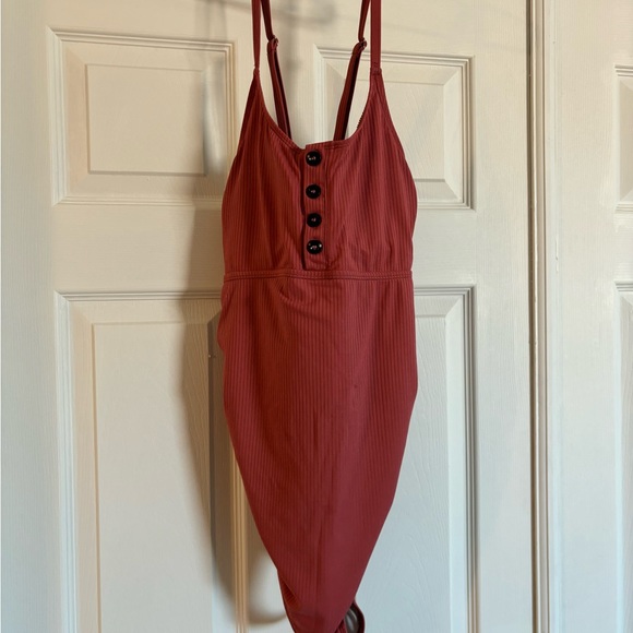 Maternity ribbed swimsuit. Size medium - Picture 2 of 3